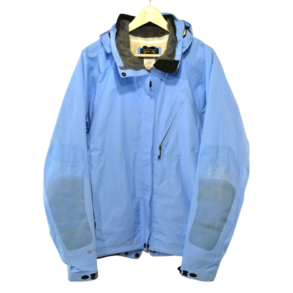 Beauty Mountain Hardwear Descent DT Hybrid Fleece Lined Light Blue Ski Jacket L - Picture 1 of 15